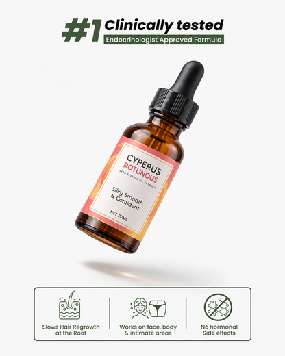 Cyperus Rotundus Oil for Hair Reduction